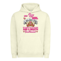 Pigment Pistachio As A Leo Girl I Was Born With My Heart On My Sleeve And A Mouth Urban Hoodie - Jasminsmagicworld