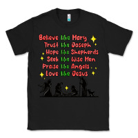 Black jesus and family belive like mary Classic Tee - MaliasSmallBusiness