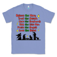 Colony Blue jesus and family belive like mary Classic Tee - MaliasSmallBusiness