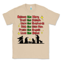 Mushroom jesus and family belive like mary Classic Tee - MaliasSmallBusiness