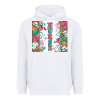 White nurse Heavyweight Hoodie - Zillion Design Studio