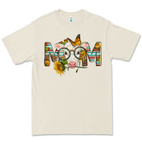 Western Baby Calf Mom With Sunflower Premium Tee | Teevron