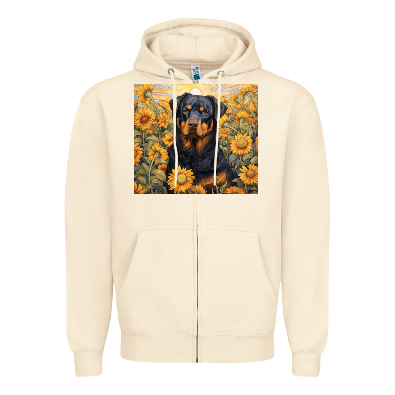Rotweiler Zipper Hoodie by Unal Design | Teevron