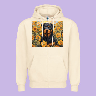 Zipper Hoodie rotweiler