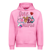 Fuchsia Pink one loved nurse Urban Hoodie - BarkalooDesign