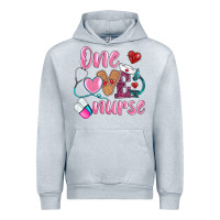 Heather Grey one loved nurse Urban Hoodie - BarkalooDesign