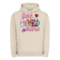 Pigment French Oak one loved nurse Urban Hoodie - BarkalooDesign