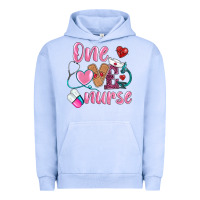 Pigment Grape Ice one loved nurse Urban Hoodie - BarkalooDesign