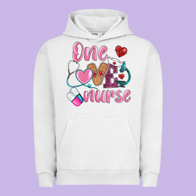 One Loved Nurse Urban Hoodie Designed By Barkaloodesign