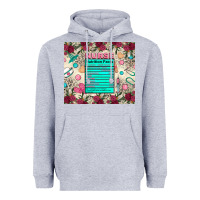 Heather Grey nurse nutrition facts Heavyweight Hoodie - Zillion Design Studio