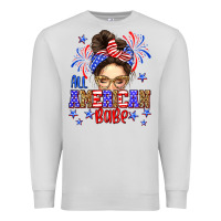 Dove Grey All American babe Premium Sweatshirt - Neo Western