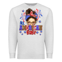 Oatmeal Heather All American babe Premium Sweatshirt - Neo Western