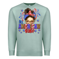 Seafoam All American babe Premium Sweatshirt - Neo Western