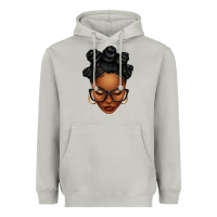 Moon Dust afro woman with bantu knots Heavyweight Hoodie - texasbilliewilder