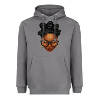 Storm afro woman with bantu knots Heavyweight Hoodie - texasbilliewilder