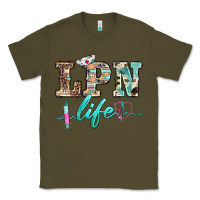 Army Green western nurse lpn  life Classic Tee - BarkalooDesign