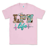 Bubblegum Pink western nurse lpn  life Classic Tee - BarkalooDesign