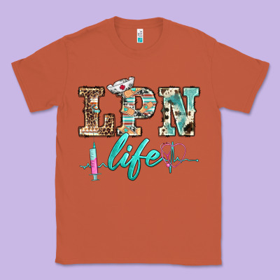 Western Nurse Lpn  Life Classic Tee Designed By Barkaloodesign