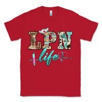 Red western nurse lpn  life Classic Tee - BarkalooDesign