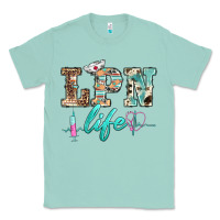 Seafoam western nurse lpn  life Classic Tee - BarkalooDesign