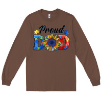 Chestnut proud dad autism Long Sleeve Tee - BarkalooDesign