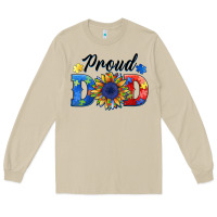 Mushroom proud dad autism Long Sleeve Tee - BarkalooDesign