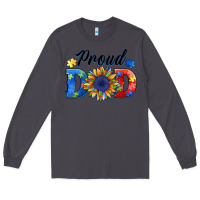 Smoke proud dad autism Long Sleeve Tee - BarkalooDesign
