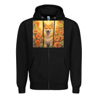 Black shiba inu Zipper Hoodie - Unal Design