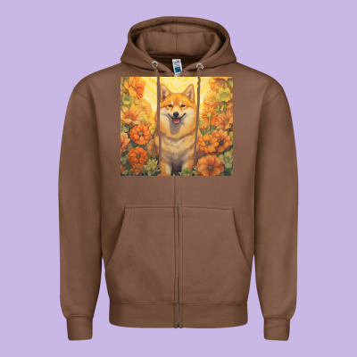 Zipper Hoodie shiba inu