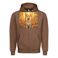 Chestnut shiba inu Zipper Hoodie - Unal Design