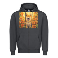 Smoke shiba inu Zipper Hoodie - Unal Design