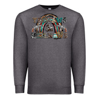 Charcoal Heather yeehaws and heilnaws Premium Sweatshirt - SublimationCraftShop