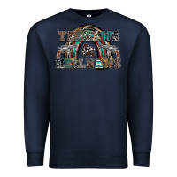 Navy yeehaws and heilnaws Premium Sweatshirt - SublimationCraftShop