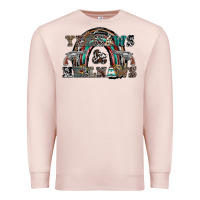 Pale Pink yeehaws and heilnaws Premium Sweatshirt - SublimationCraftShop
