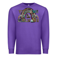 Purple yeehaws and heilnaws Premium Sweatshirt - SublimationCraftShop