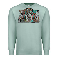 Seafoam yeehaws and heilnaws Premium Sweatshirt - SublimationCraftShop