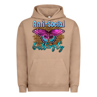 Pigment Burro Western Anti-Social Butterfly Urban Hoodie - LillyAllenDesigns