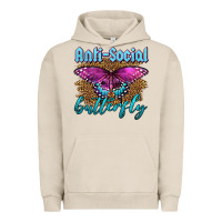 Pigment French Oak Western Anti-Social Butterfly Urban Hoodie - LillyAllenDesigns