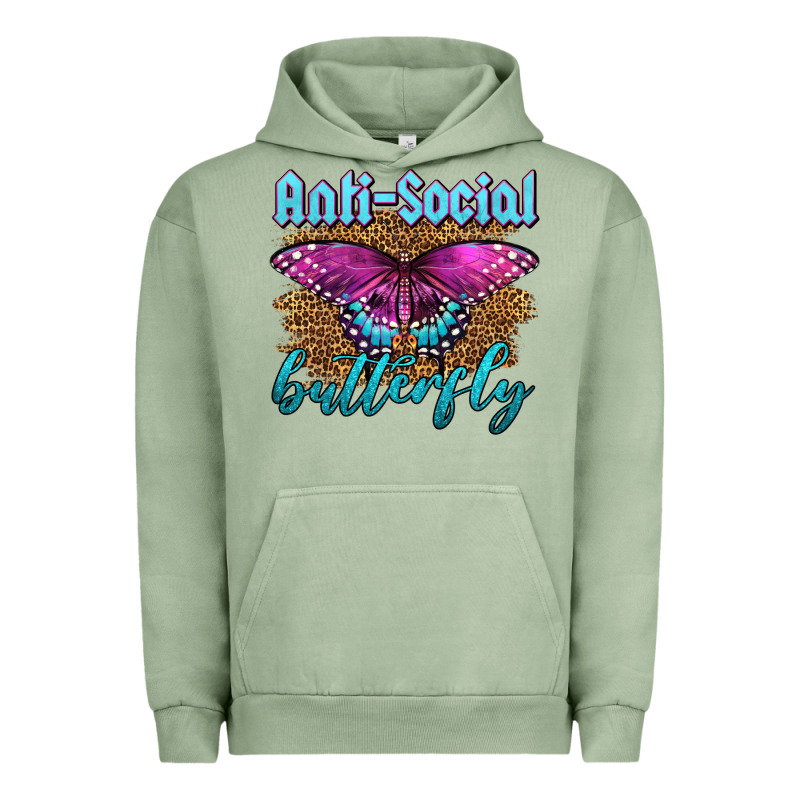 Western Anti-social Butterfly Urban Hoodie by LillyAllenDesigns | Teevron
