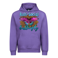 Tulip Western Anti-Social Butterfly Urban Hoodie - LillyAllenDesigns