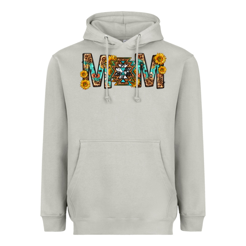 Mom With Aztec Mothers Day Heavyweight Hoodie by texasbilliewilder | Teevron