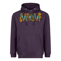 Plum mom with aztec mothers day Heavyweight Hoodie - texasbilliewilder