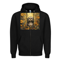 Black shih tzu Zipper Hoodie - Unal Design