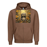Chestnut shih tzu Zipper Hoodie - Unal Design