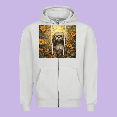 Zipper Hoodie shih tzu