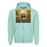 Seafoam shih tzu Zipper Hoodie - Unal Design