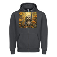 Smoke shih tzu Zipper Hoodie - Unal Design
