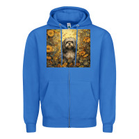 True Royal shih tzu Zipper Hoodie - Unal Design