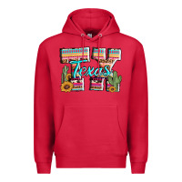 Cardinal texas tx aztec cactus leopard Premium Hoodie - AdoDesignShop