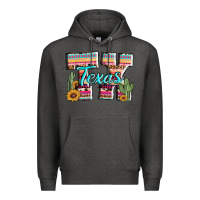 Texas Tx Aztec Cactus Leopard Premium Hoodie | Teevron